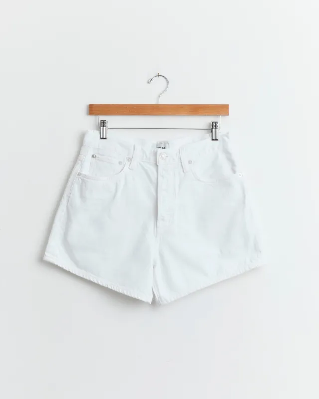 Leith Short in Marshmallow made by Agolde