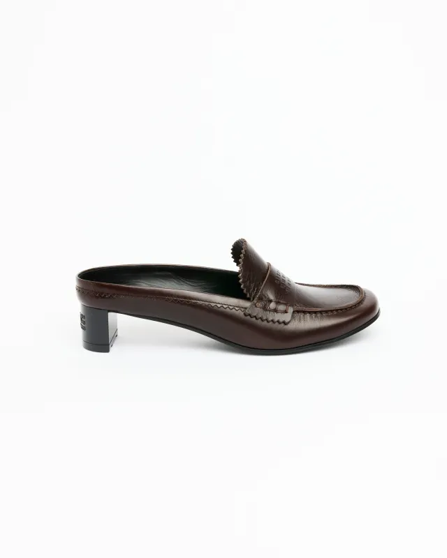 Swing Toe Slipper in Coffee Bean made by Maison Margiela