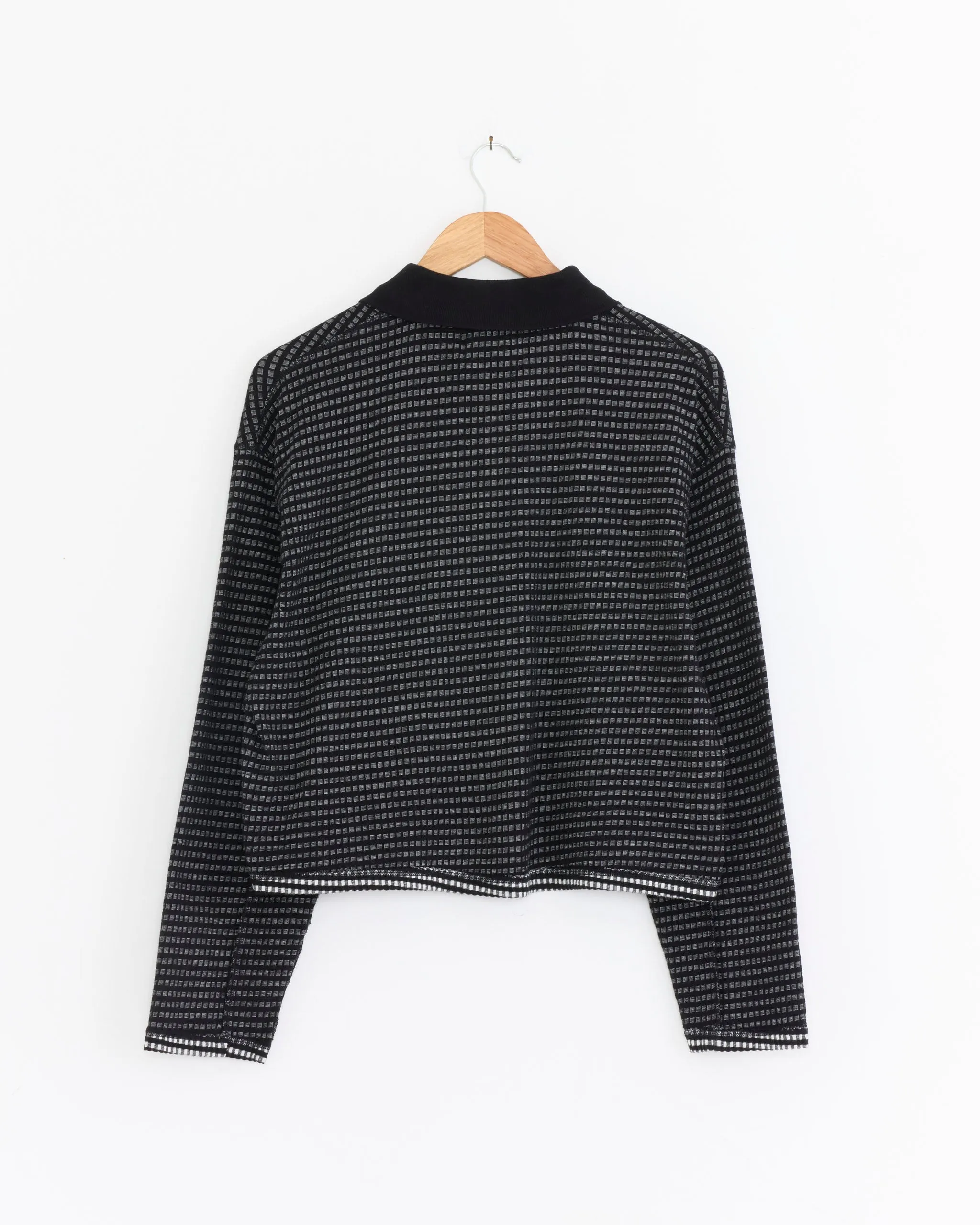 Cropped Polo Top in Black sold by Mohawk General Store product image thumbnail 3