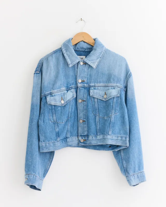Palmer Jacket in Script made by Agolde