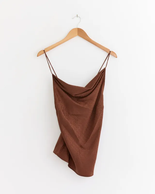 Jacquard Top in Light Brown made by Maison Margiela