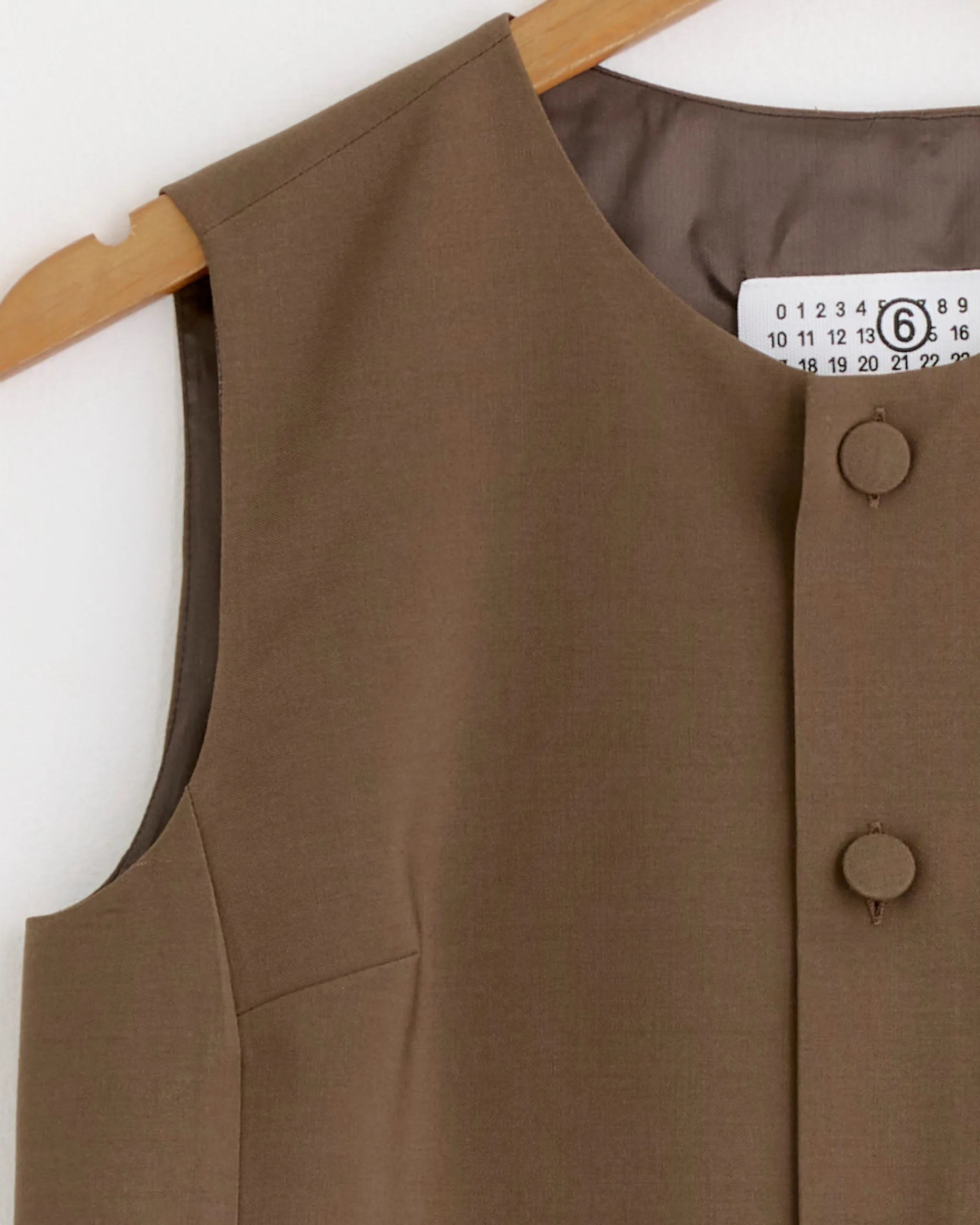 Pleated Sleeveless Top in Brown sold by Mohawk General Store product image thumbnail 2