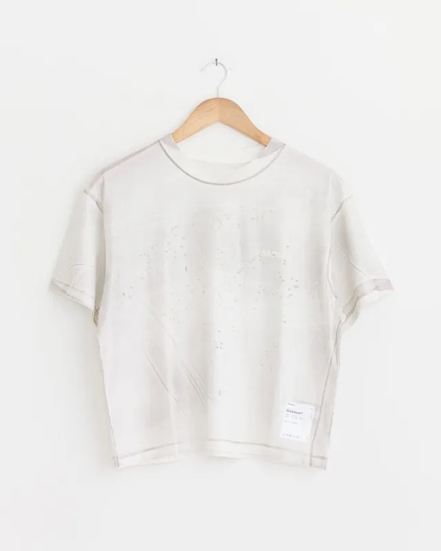 MothTech T-Shirt in Silver made by Satisfy Running