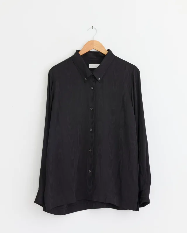 Shirt in Black made by Dries Van Noten