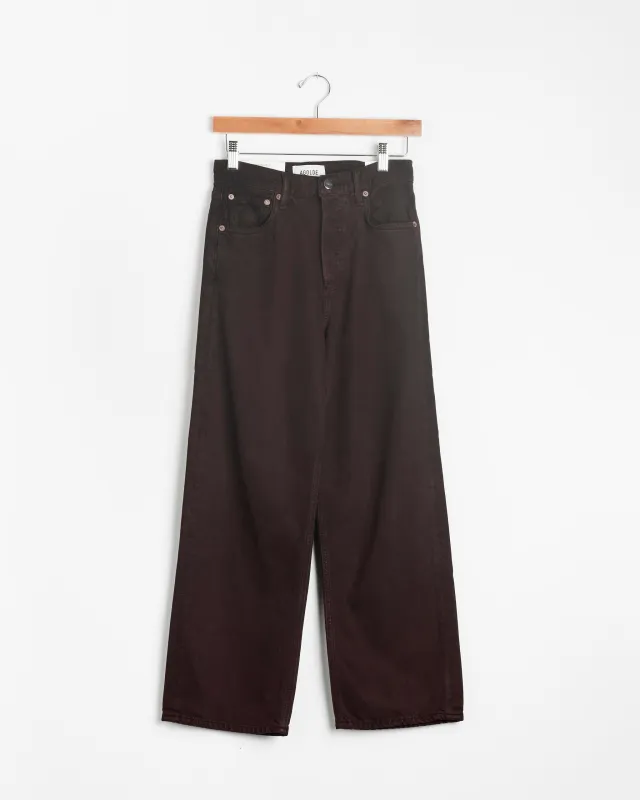Ren Jean in Sloe Berry made by Agolde