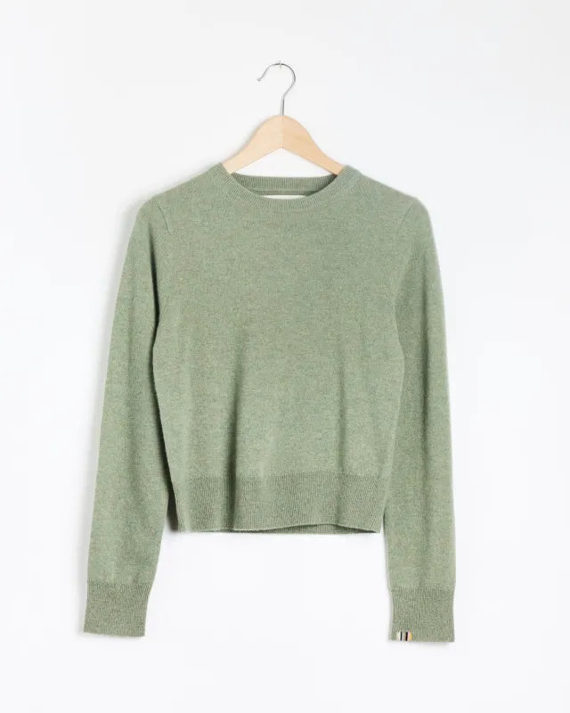 No 510 February Sweater in Hemlock made by extreme cashmere