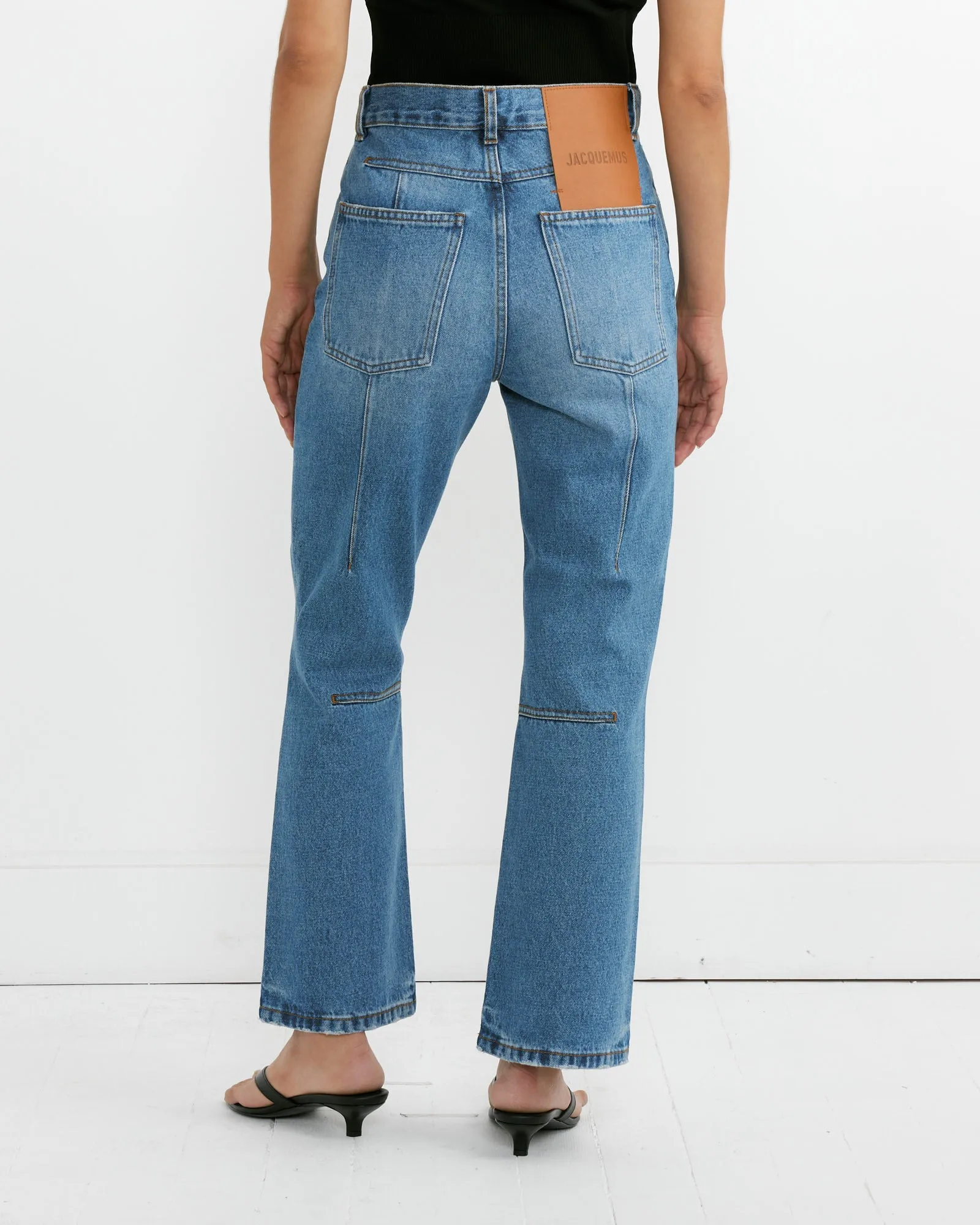 Le De-Nimes Court Jean in Blue/Tabac sold by Mohawk General Store product image thumbnail 3