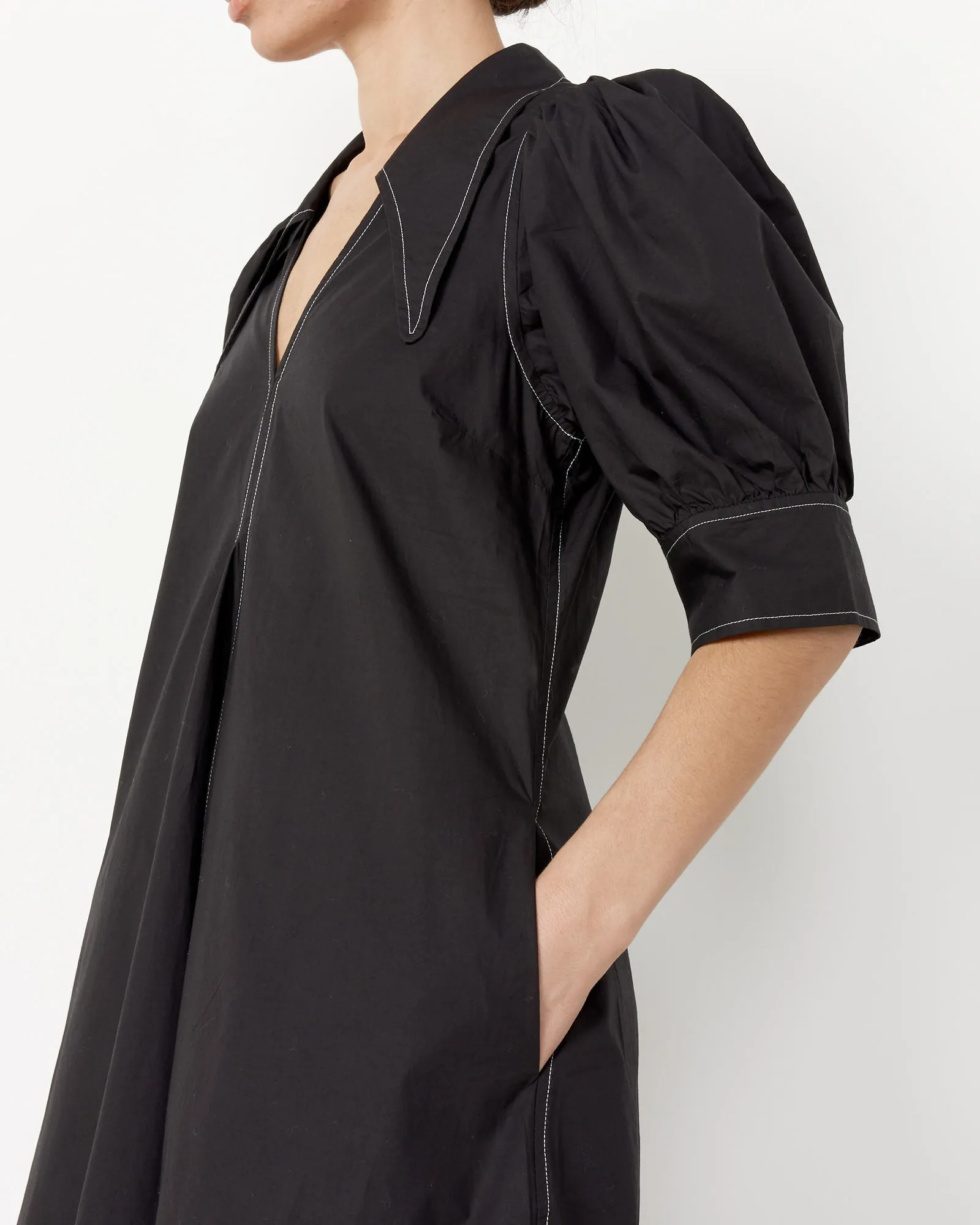 V-Neck Maxi Dress in Black sold by Mohawk General Store product image thumbnail 3