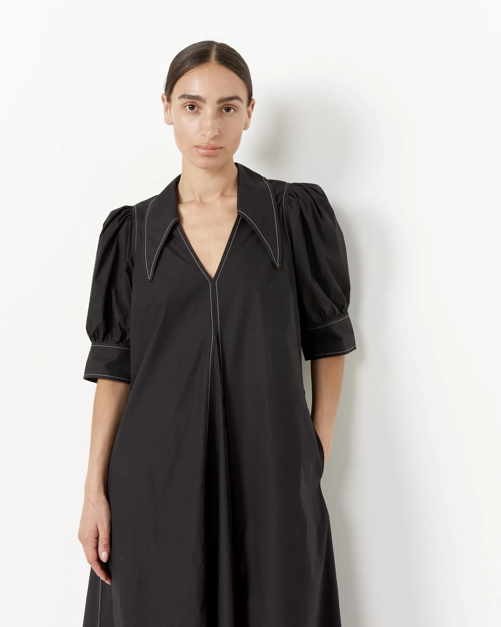V-Neck Maxi Dress in Black sold by Mohawk General Store product image thumbnail 4