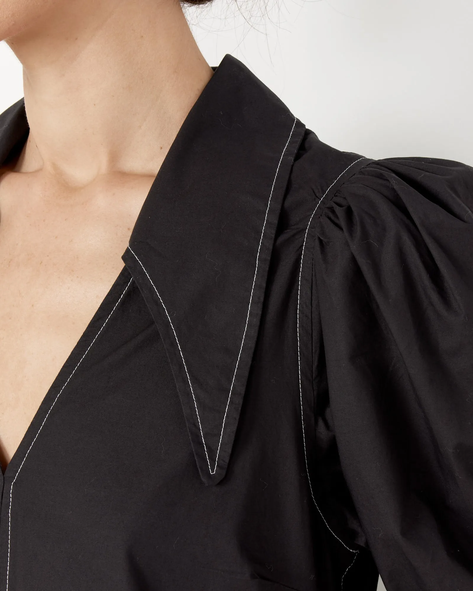 V-Neck Maxi Dress in Black sold by Mohawk General Store product image thumbnail 5