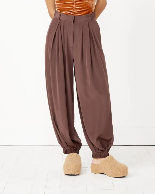Eco Silk Pleated Balloon Pant made by Tibi