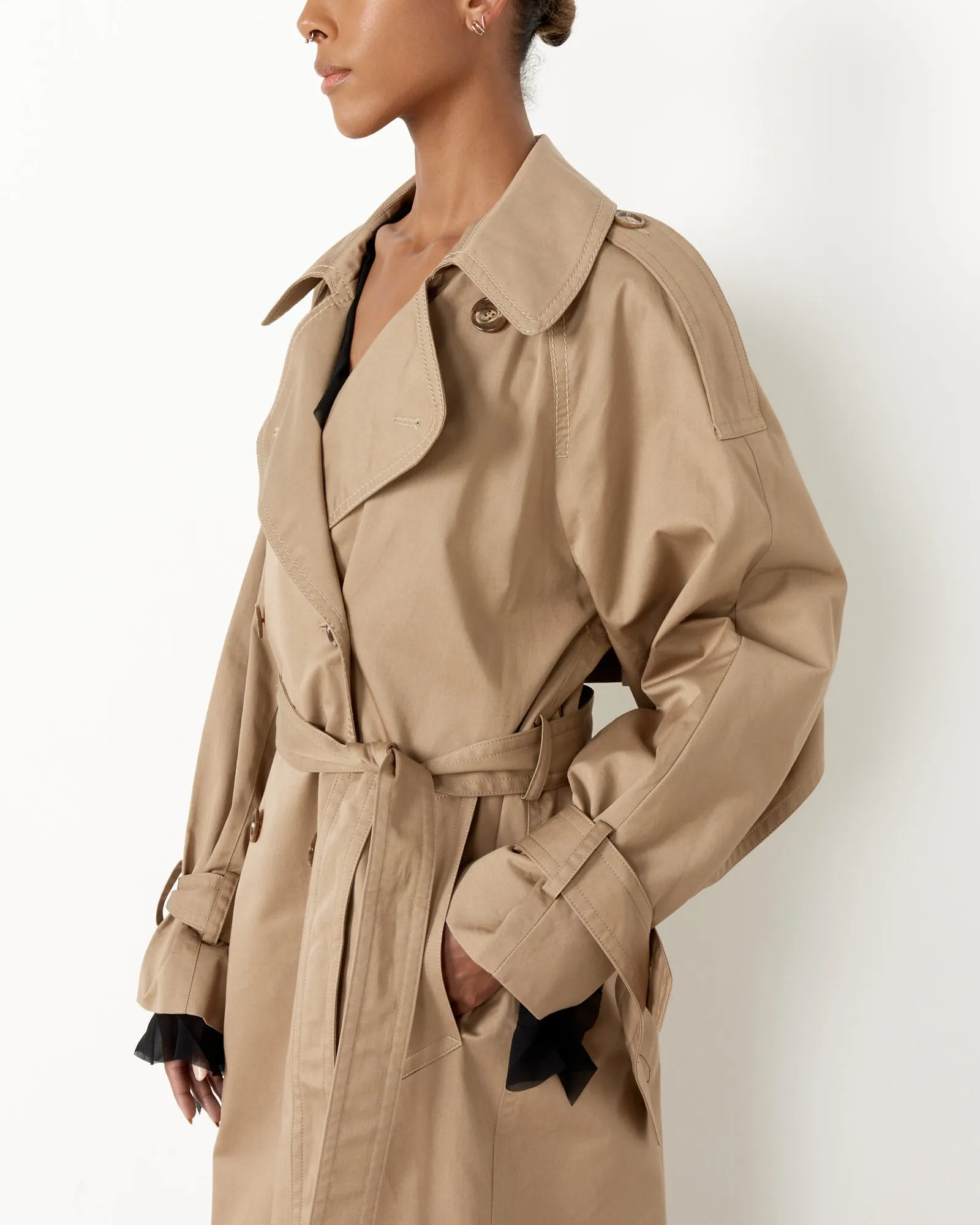 Double Breasted Trench Coat sold by Mohawk General Store product image thumbnail 5