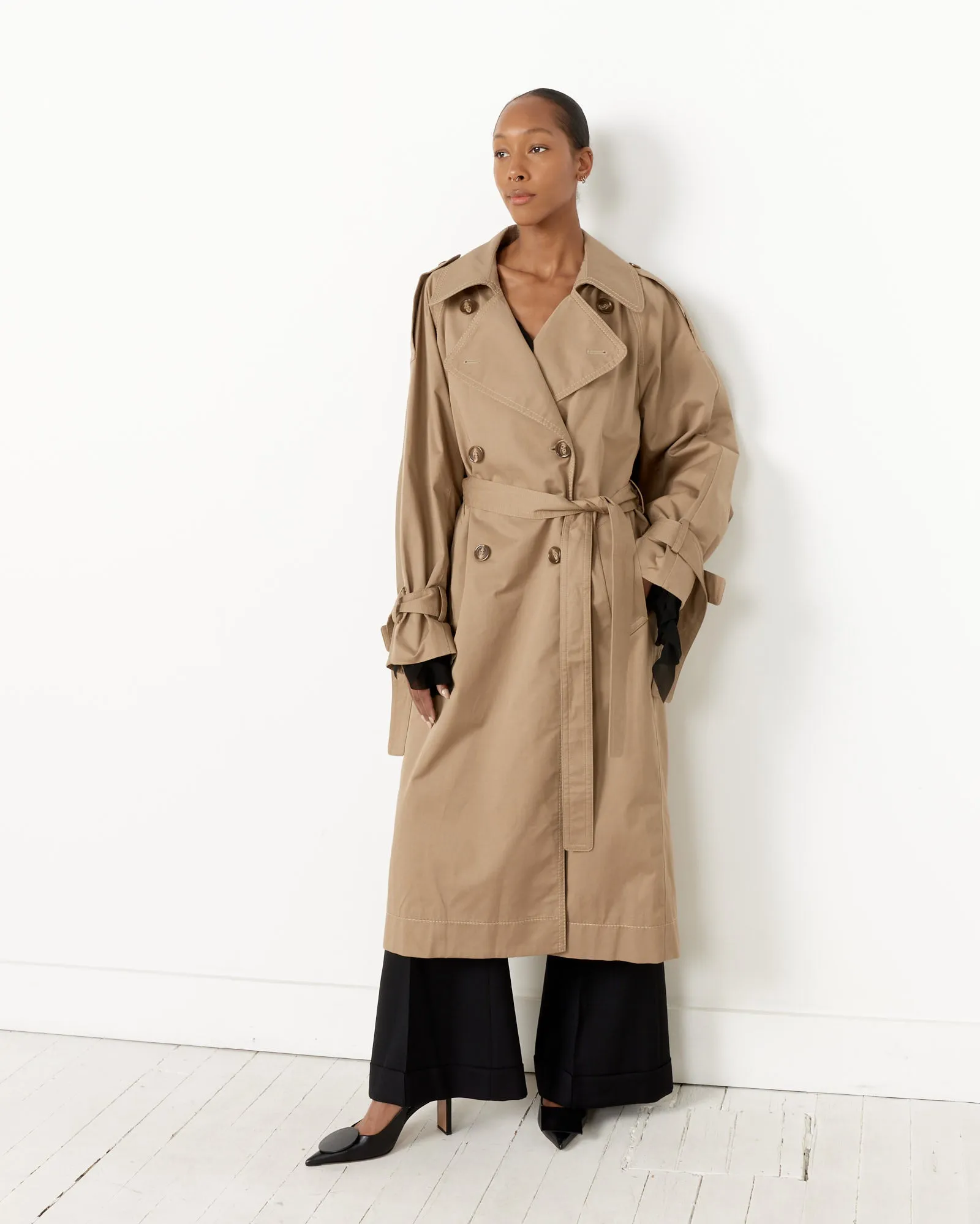 Double Breasted Trench Coat sold by Mohawk General Store product image thumbnail 4