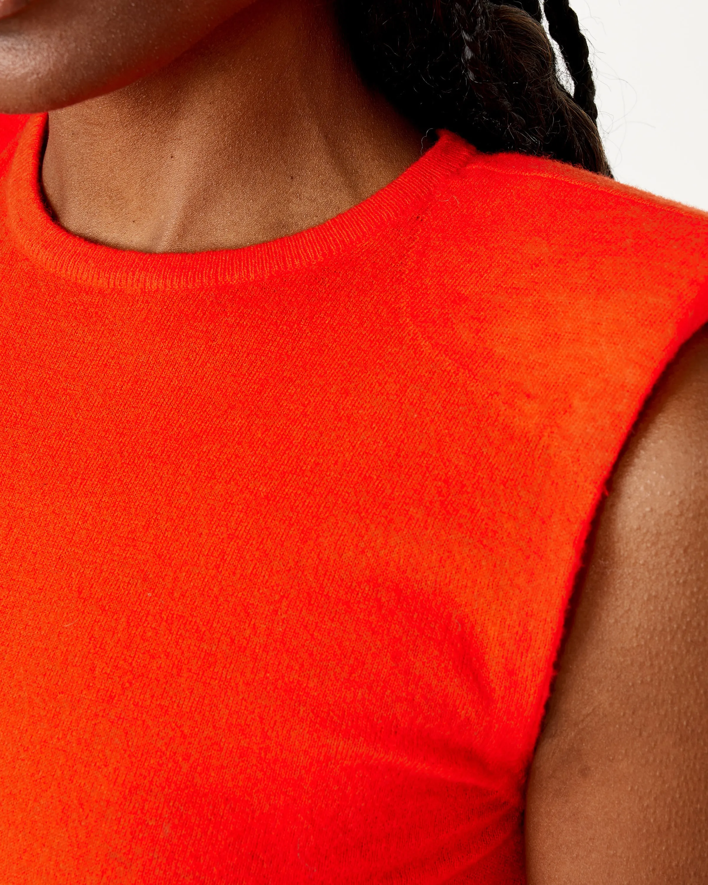 Skinlike Mercerized Wool Tube Tank in Red sold by Mohawk General Store product image thumbnail 2