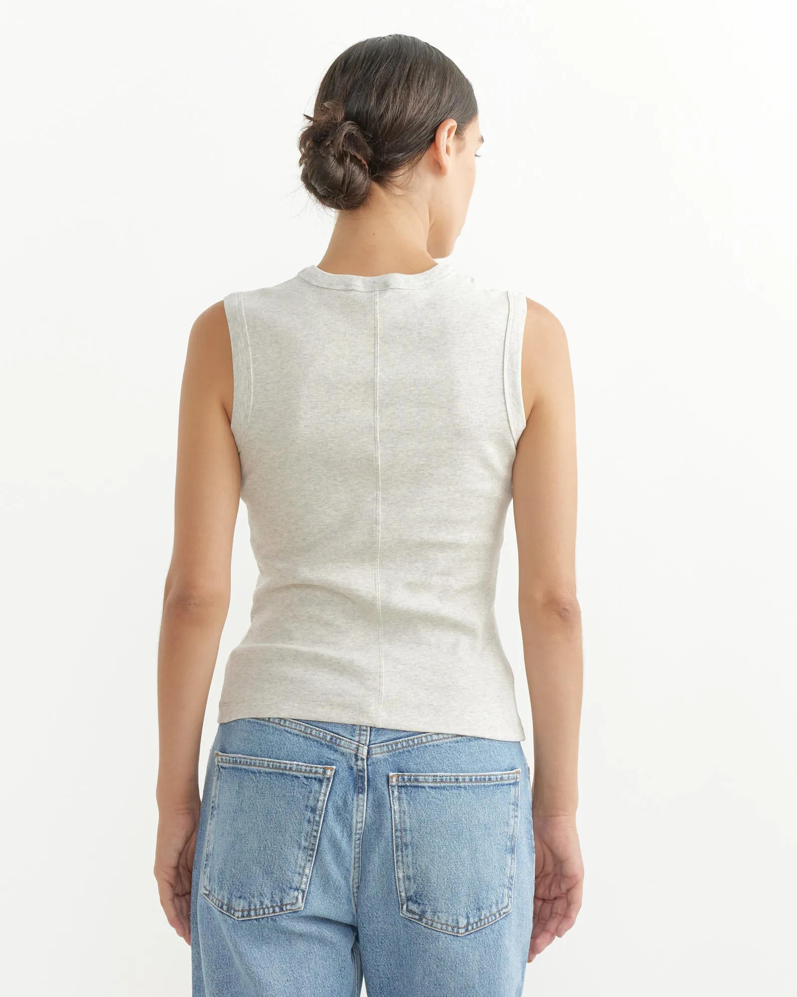 Esme Tank in Heather Grey sold by Mohawk General Store product image thumbnail 3