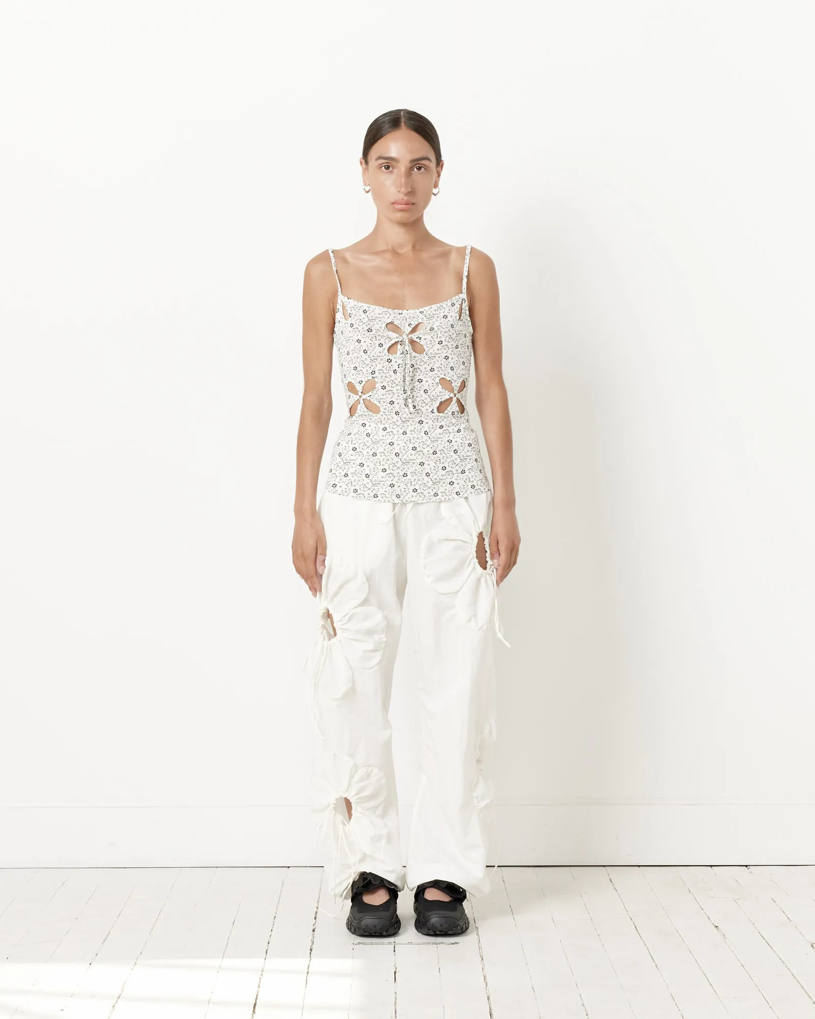 Flower Pants in White sold by Mohawk General Store product image thumbnail 2