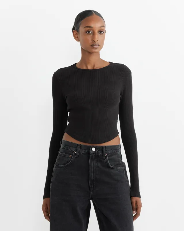 Nova Tee in Americano made by Agolde