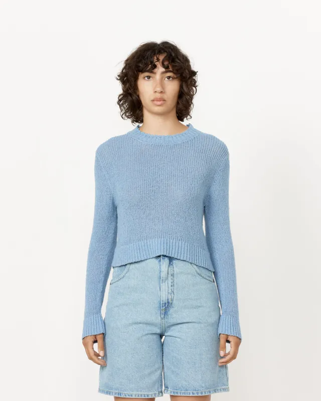 Barca Pullover in Light Blue made by Rachel Comey