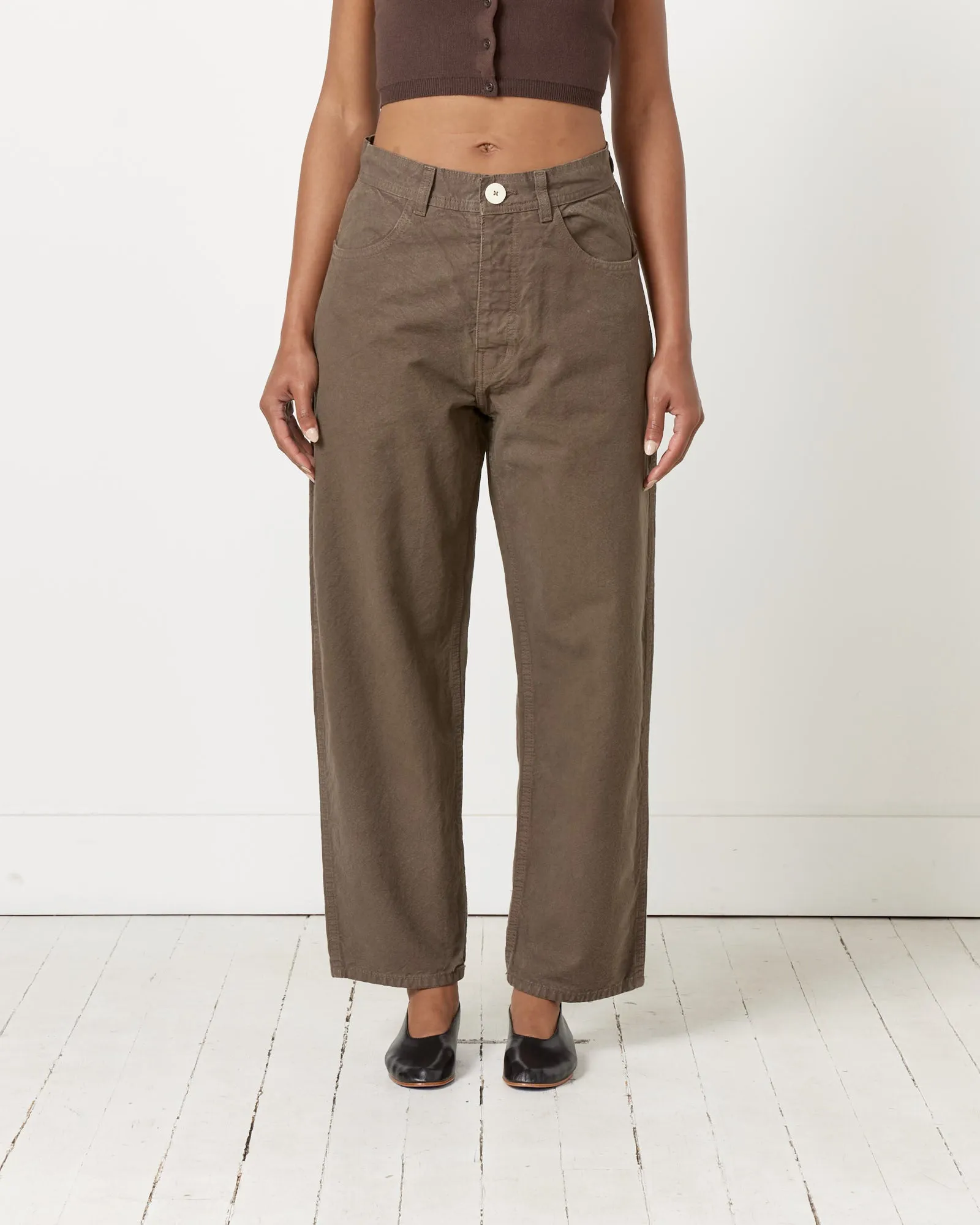 California Wide Pant in Mushroom sold by Mohawk General Store
