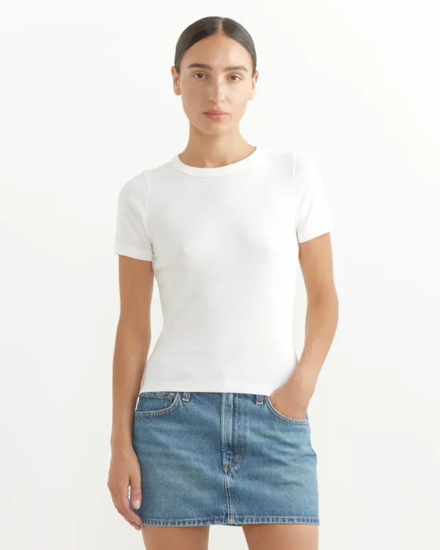 Car Tee in White sold by Mohawk General Store