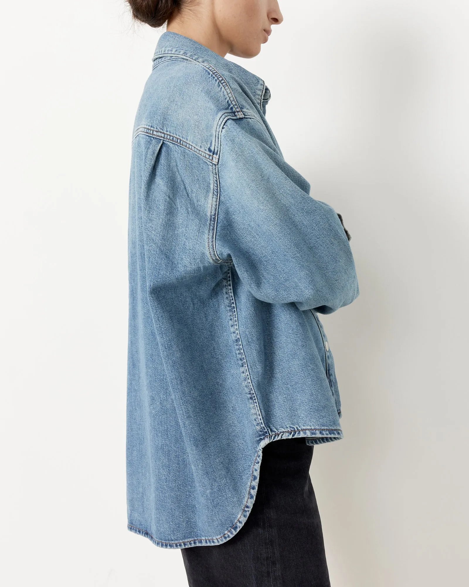 Aiden High Low Shirt in Shout sold by Mohawk General Store product image thumbnail 5