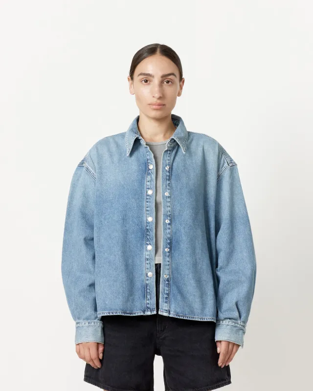 Aiden High Low Shirt in Shout sold by Mohawk General Store