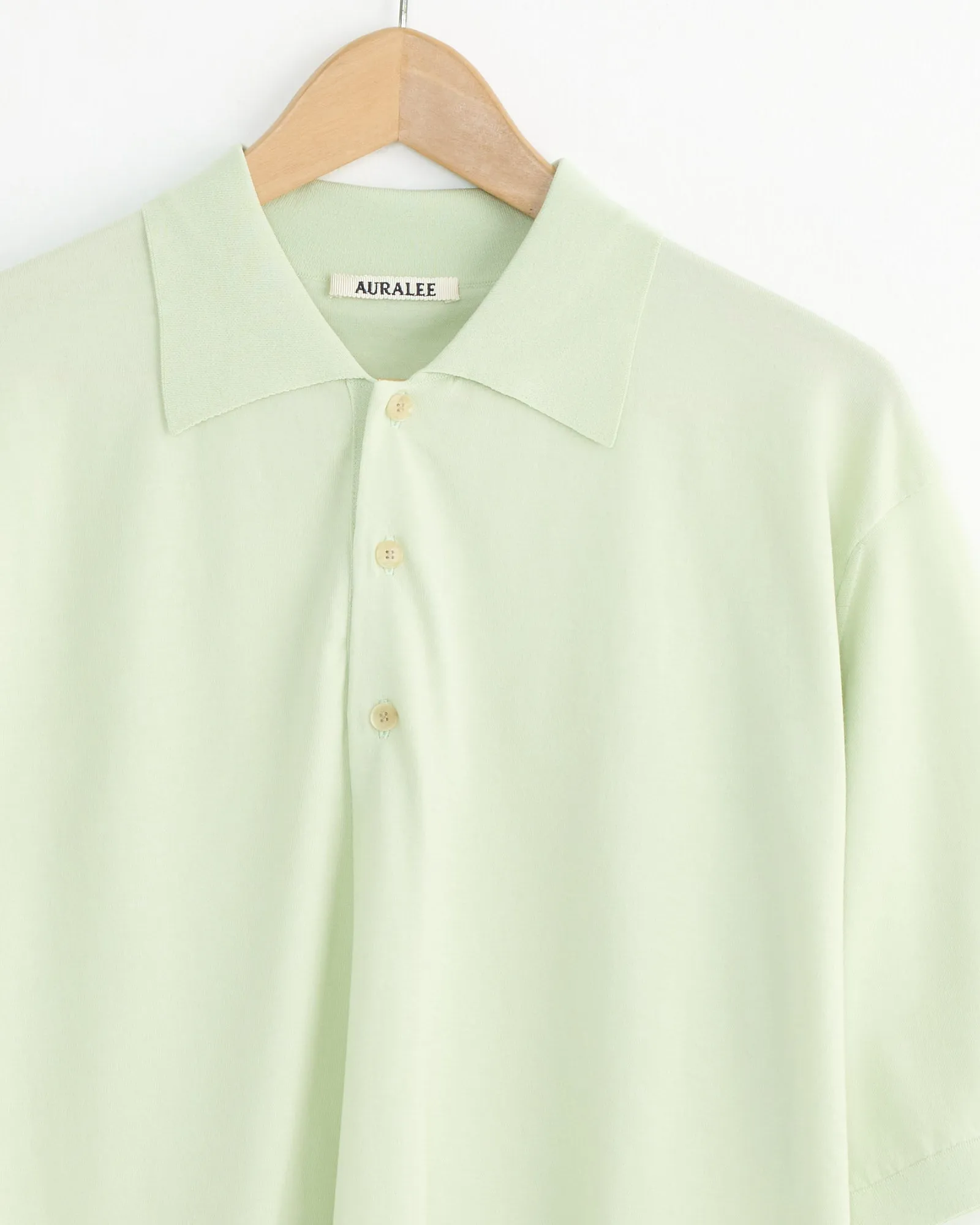High Gauge Knit Polo in Light Pistachio sold by Mohawk General Store product image thumbnail 2