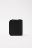 Personalised Small Leather Wallet | Black Silver sold by Mon Purse