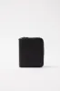 Personalised Small Leather Wallet | Black Silver sold by Mon Purse