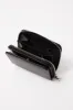 Personalised Small Leather Wallet | Black Silver sold by Mon Purse