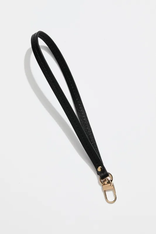 Leather Clutch Wristlet | Black Gold sold by Mon Purse