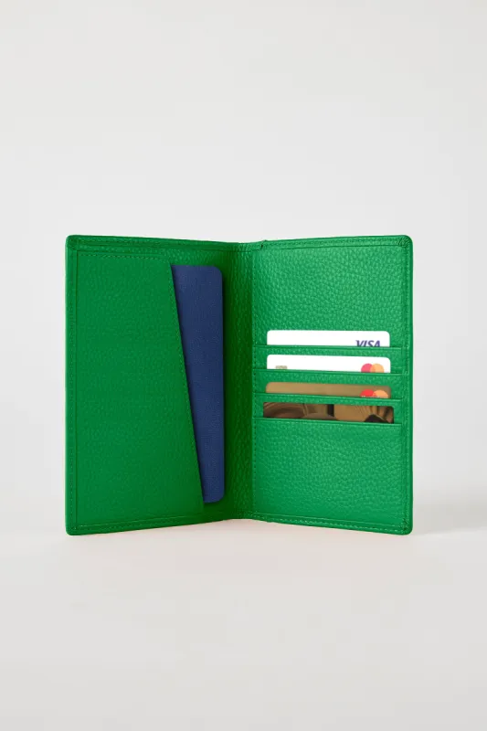 Luxury Leather Passport Wallet | Green sold by Mon Purse