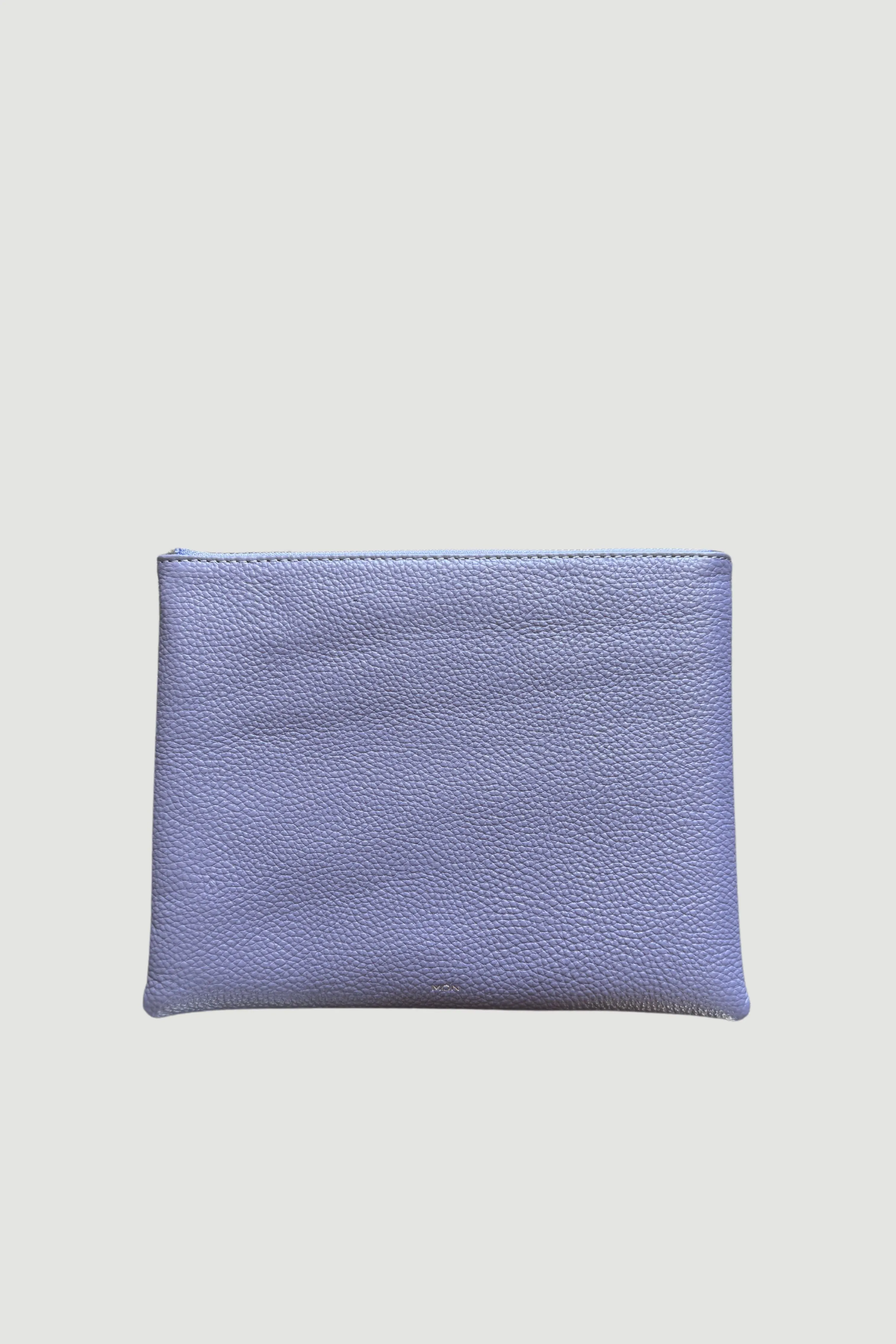Classic Leather Clutch | Lilac sold by Mon Purse