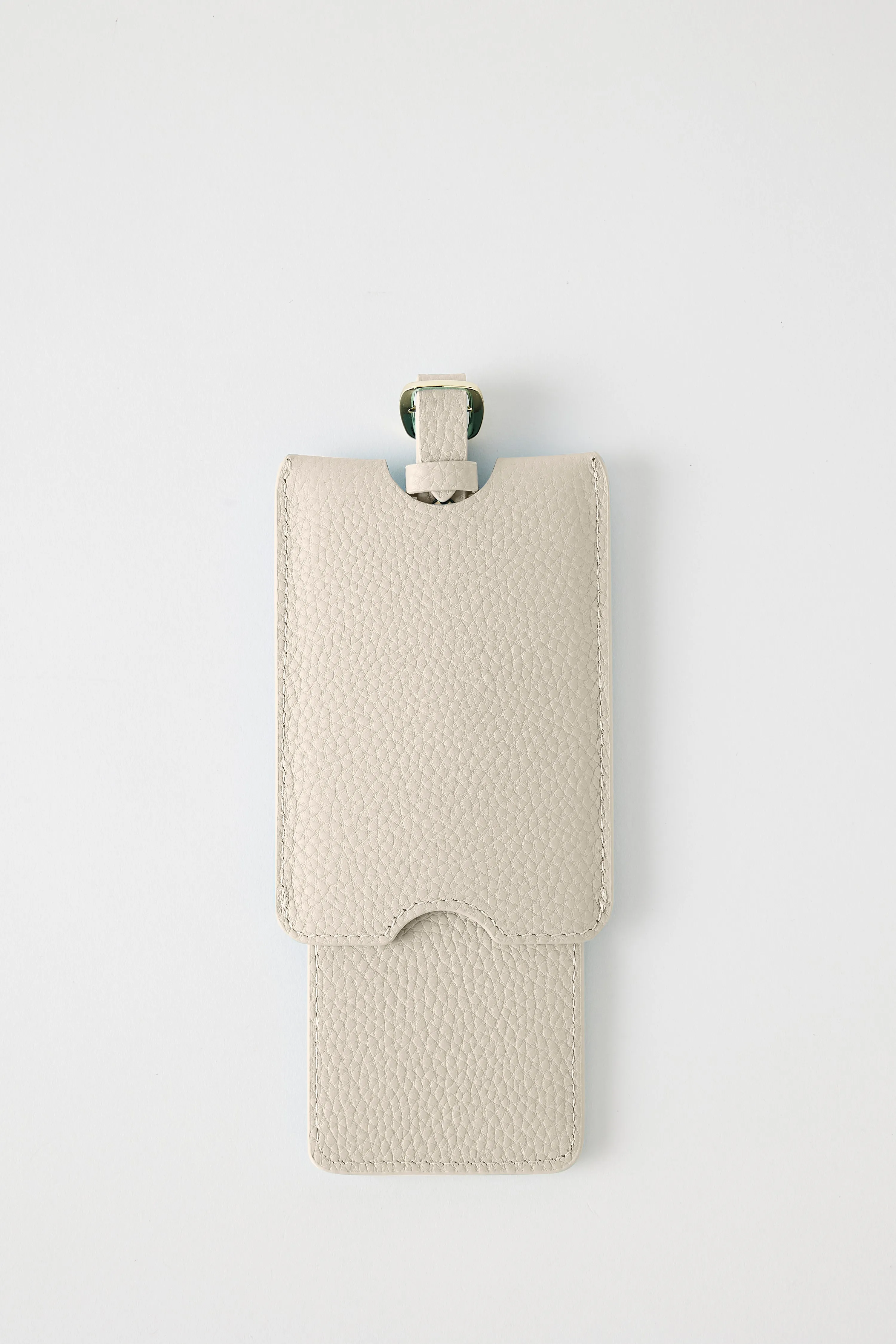 Personalised Leather Luggage Tag | White Gold sold by Mon Purse product image thumbnail 4