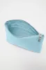 Classic Leather Clutch | Blue Silver sold by Mon Purse