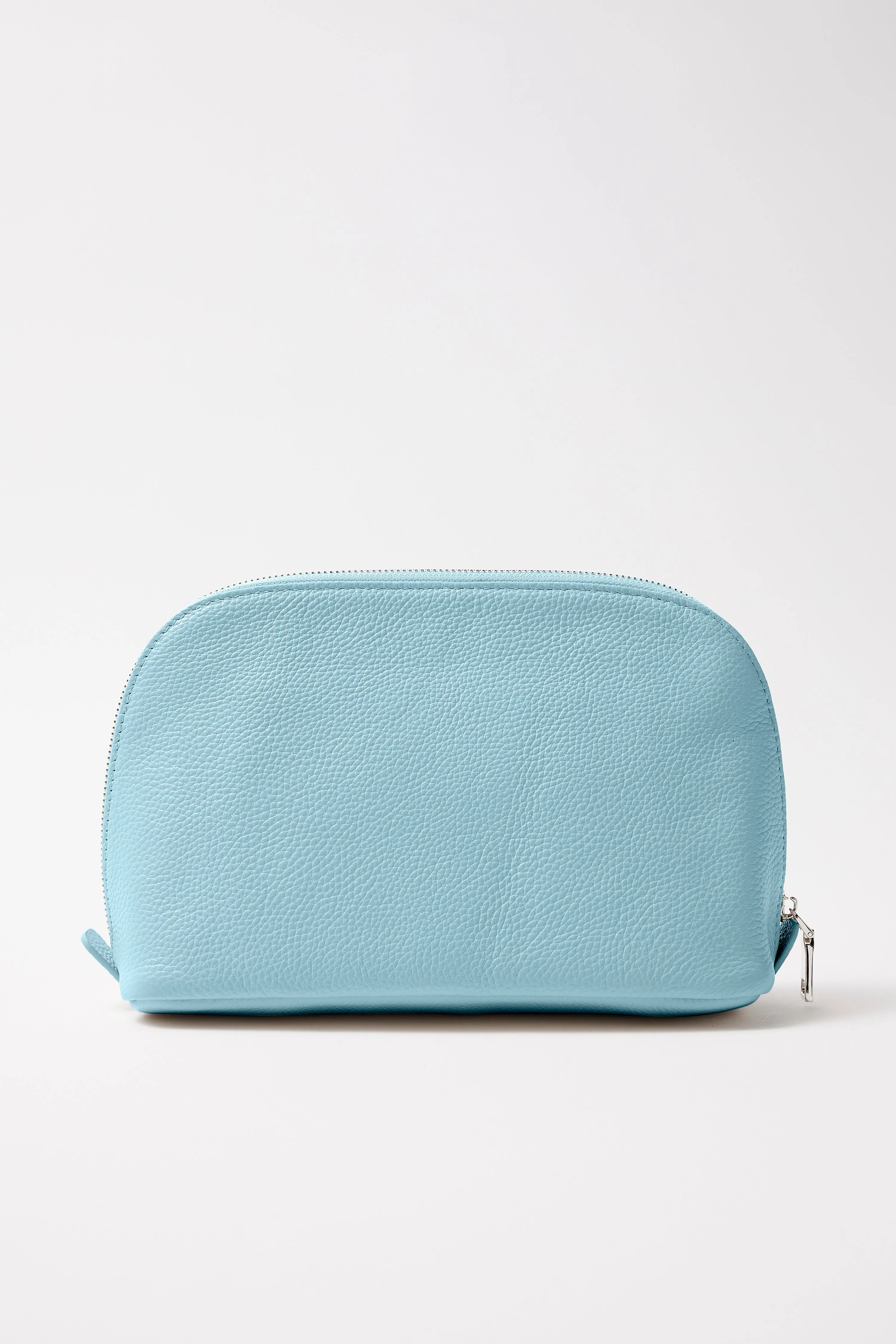 Large Leather Make Up Bag | Blue Gold sold by Mon Purse product image thumbnail 5