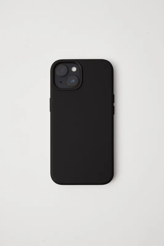 Vegan Leather iPhone 15 Pro Max Case | Black sold by Mon Purse