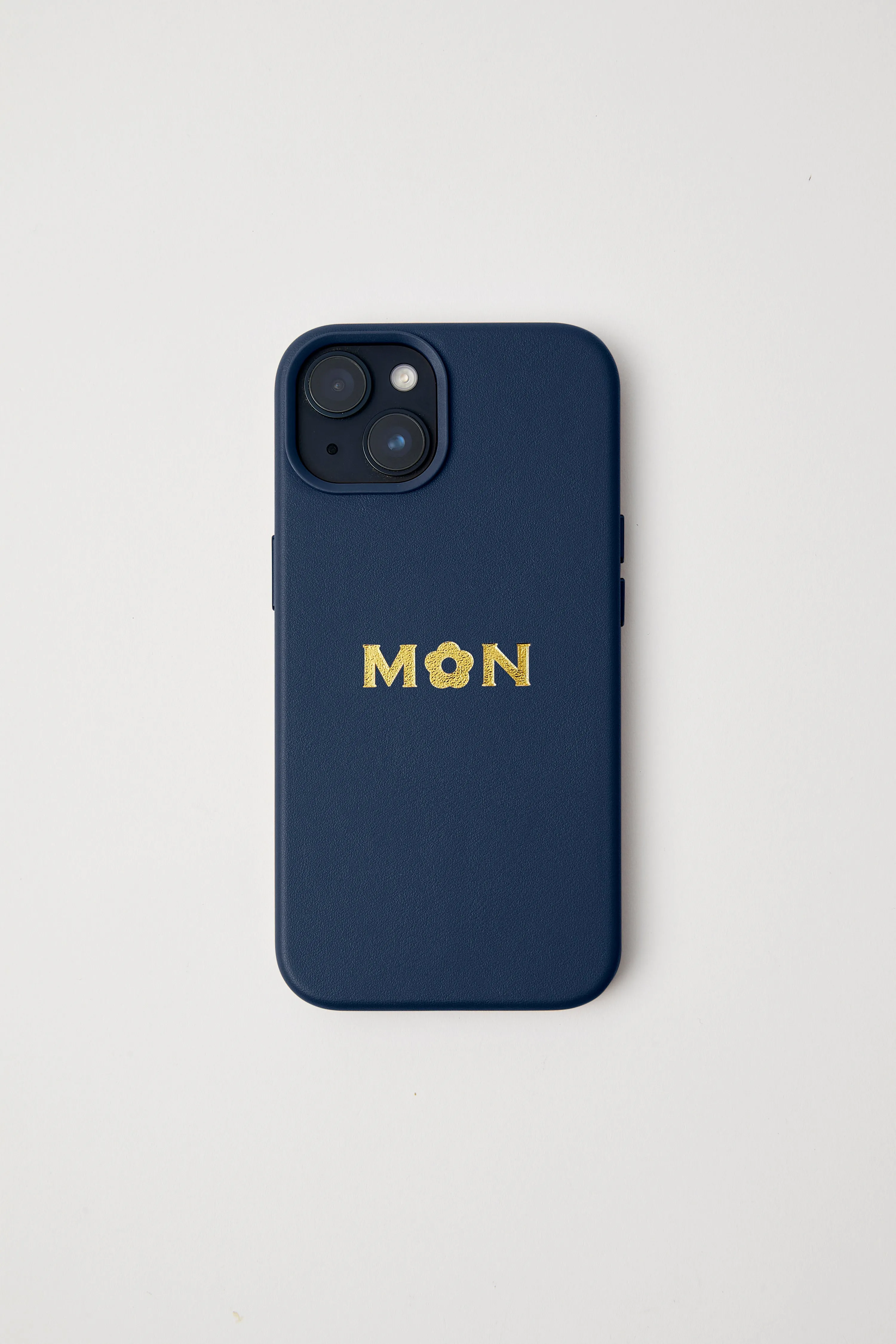Vegan Leather iPhone 15 Pro Max Case | Midnight Navy sold by Mon Purse product image thumbnail 3