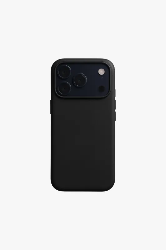 Vegan Leather iPhone 17 Pro Case | Black sold by Mon Purse
