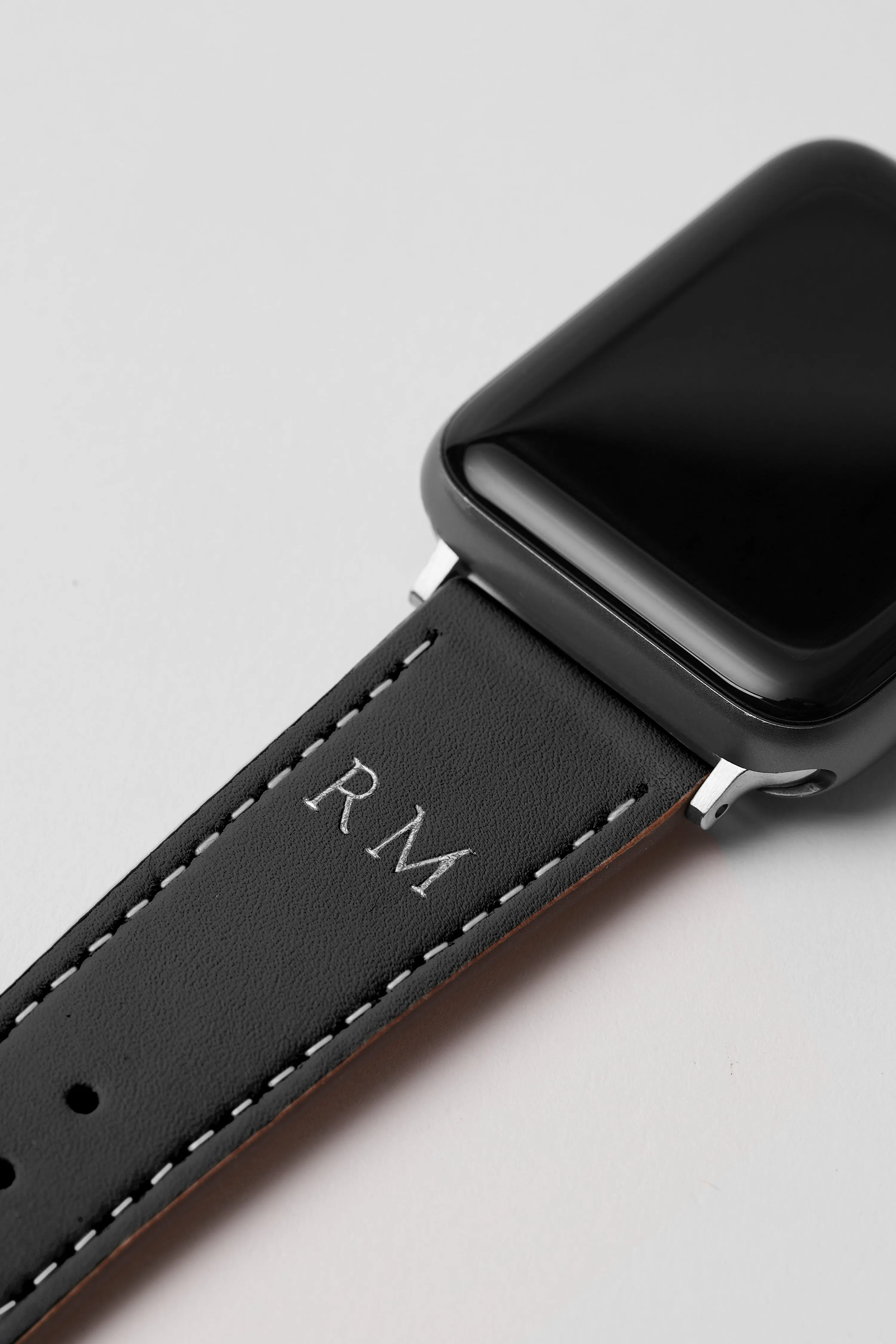 Vegan Leather Apple Watch Band | Black sold by Mon Purse product image thumbnail 2