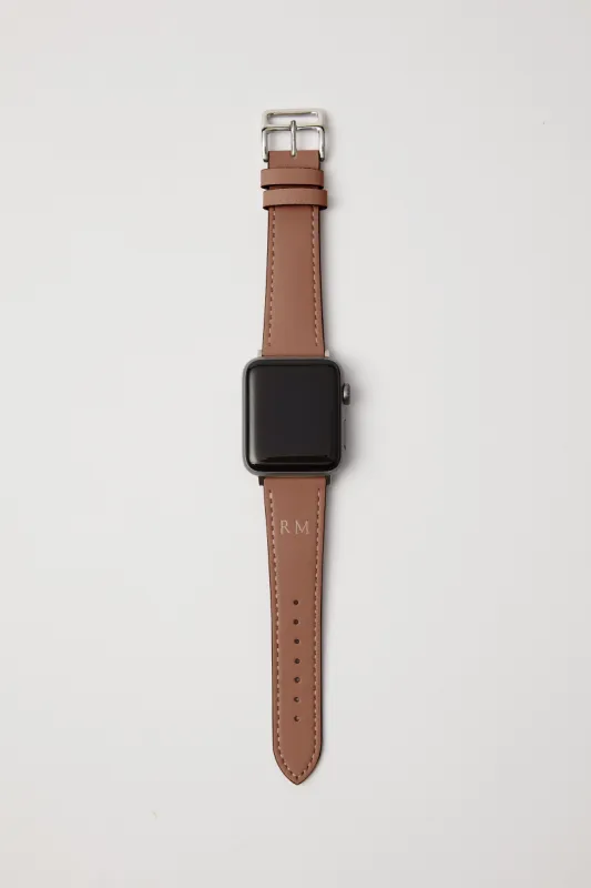 Vegan Leather Apple Watch Band | Brown sold by Mon Purse