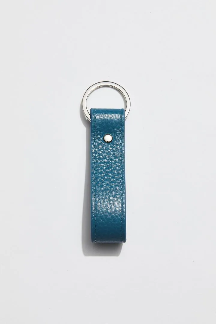 Leather Loop Keyring | Sky Silver sold by Mon Purse product image thumbnail 2