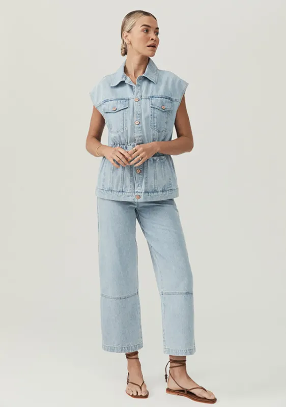 Lucia Denim Pants sold by Mosthelabel