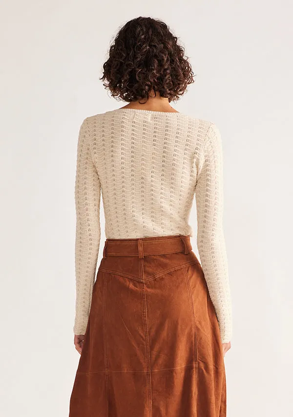 Amelie Core Knit Long Sleeve Top sold by Mosthelabel product image thumbnail 4