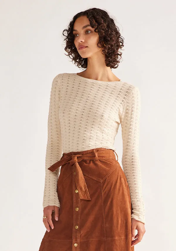Amelie Core Knit Long Sleeve Top sold by Mosthelabel product image thumbnail 3