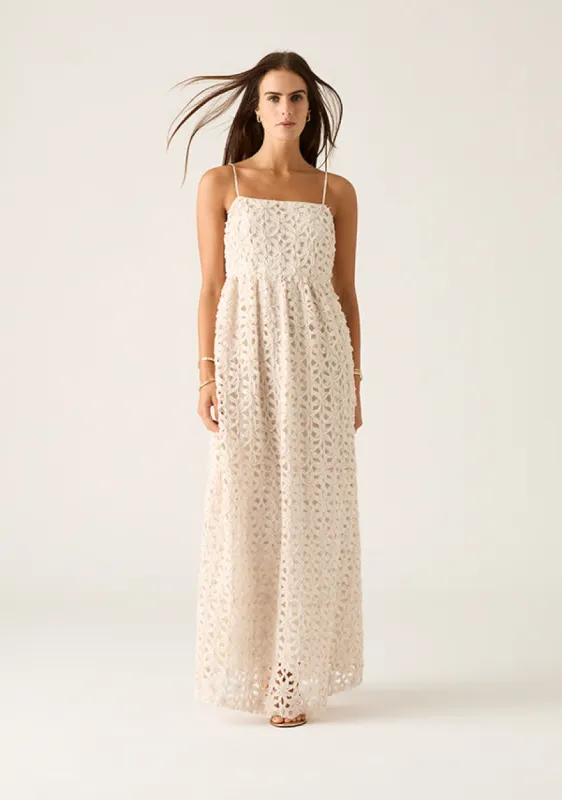Rosa Strappy Maxi Dress sold by Mosthelabel