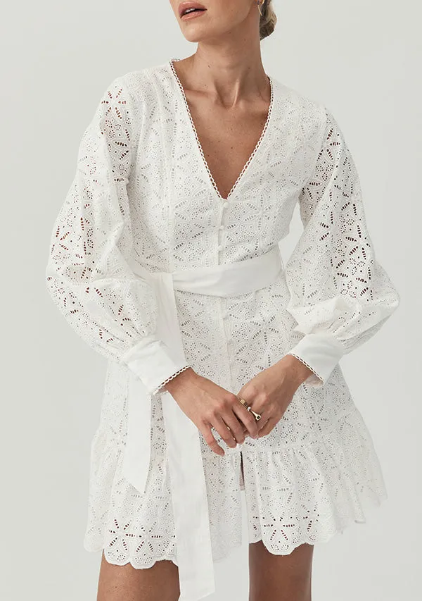 Sara Lace Mini Dress sold by Mosthelabel product image thumbnail 4