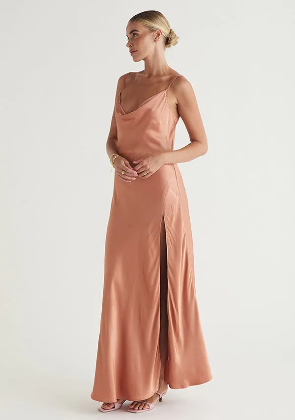Calista Cowl Neck Midi Dress sold by Mosthelabel product image thumbnail 5