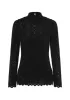 Anna Lace Long Sleeve Top sold by Mosthelabel