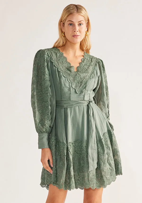 Sofia Long Sleeve Mini Dress sold by Mosthelabel